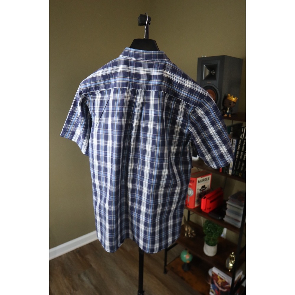 Vintage Stussy Shirt Mens XLarge Plaid With Stussy Crown 90s/00s - Picture 10 of 11